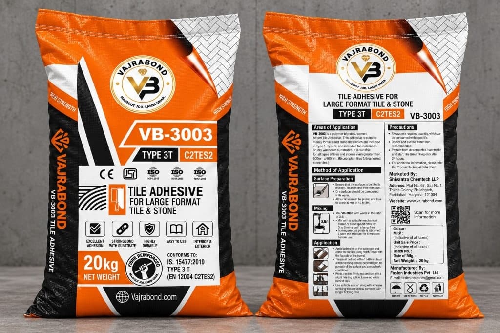 Tile Adhesive for Large Format Tile & Stone